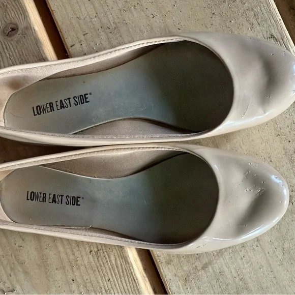 Lower East Side Women's Beige Dress Flats - Picture 1 of 6